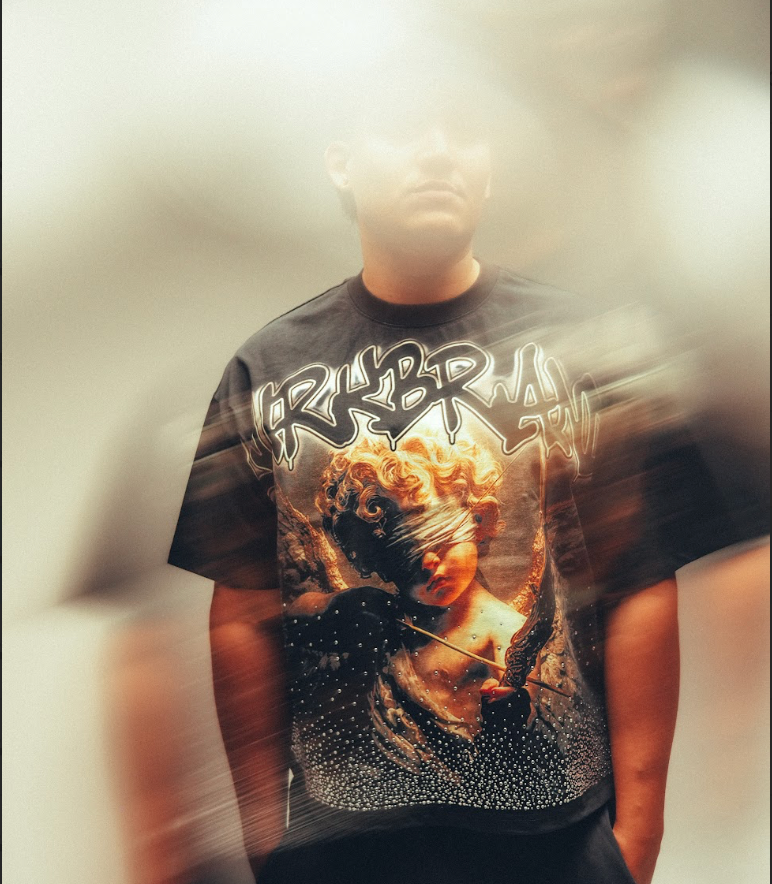 LOVE IN THE CHAOS CHERUB BOXY TEE